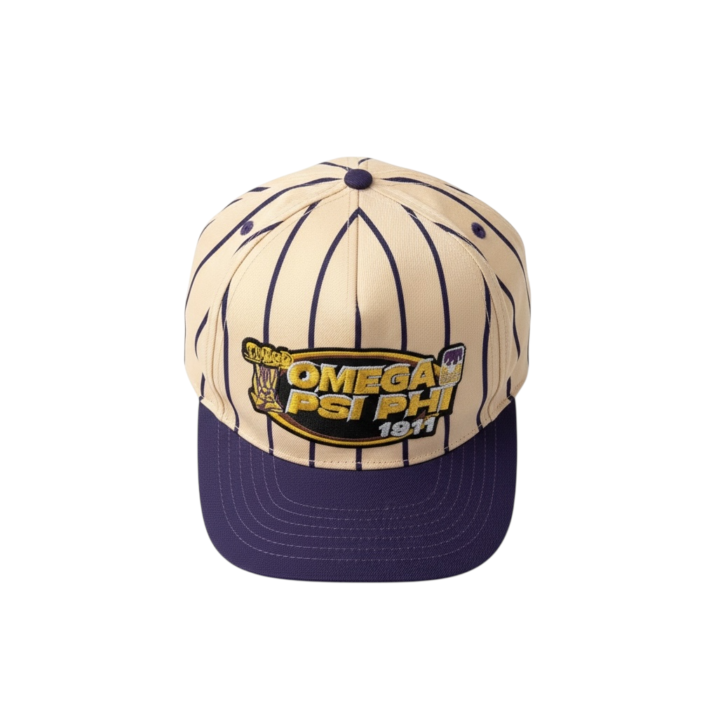 BRUHZ STRIPE FINALS SNAPBACK HAT (pre order)