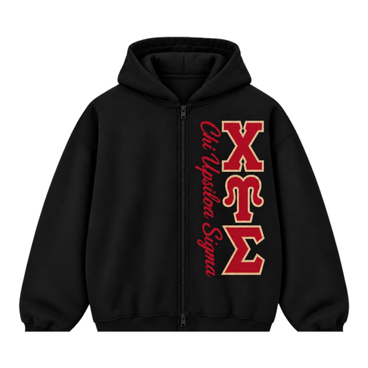 CUSSIE JUMBO ZIP HOODIE (pre-order ships OCT 31st)